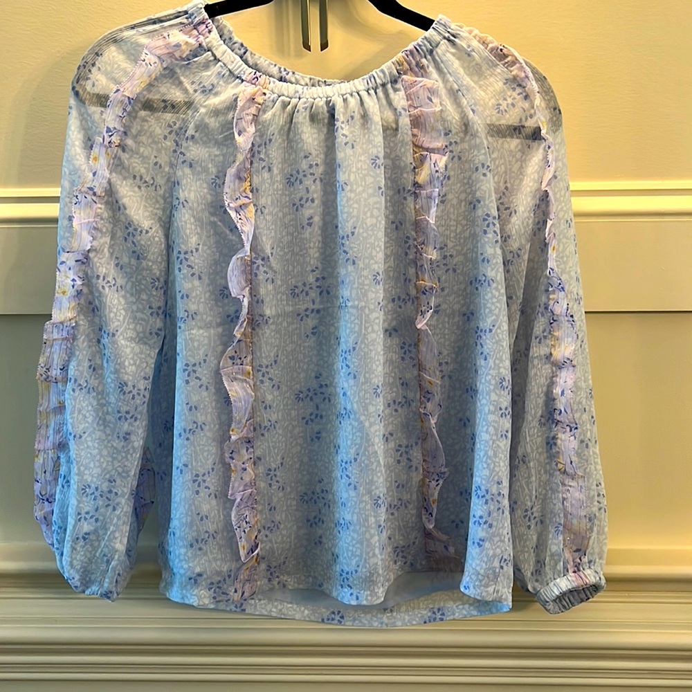 Ann Taylor gathered neck blouse. Size XS Petite